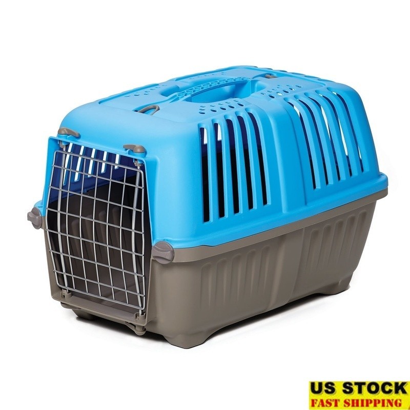 Durable Portable Pet Carrier Hard Sided Dogs Cats Easy Travel Assembly New