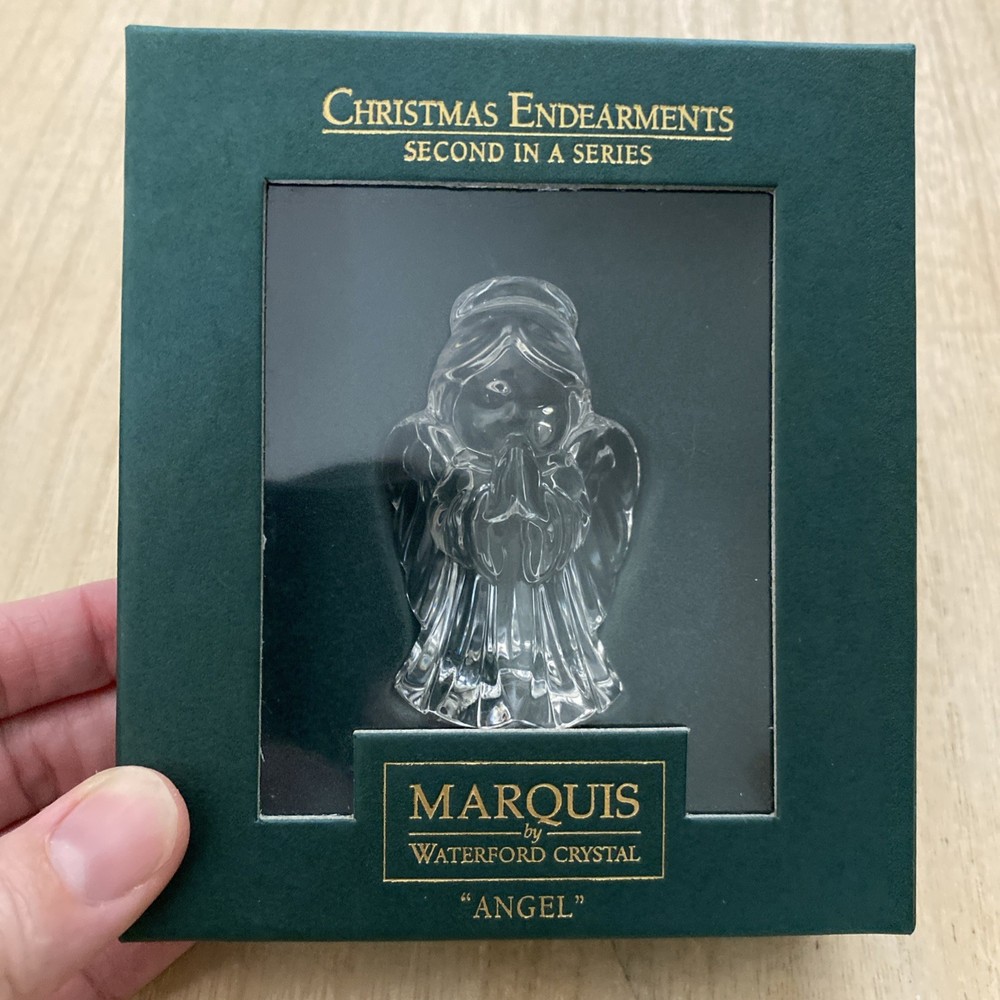 Marquis Waterford Crystal Angel Christmas Endearments 2nd In A Series