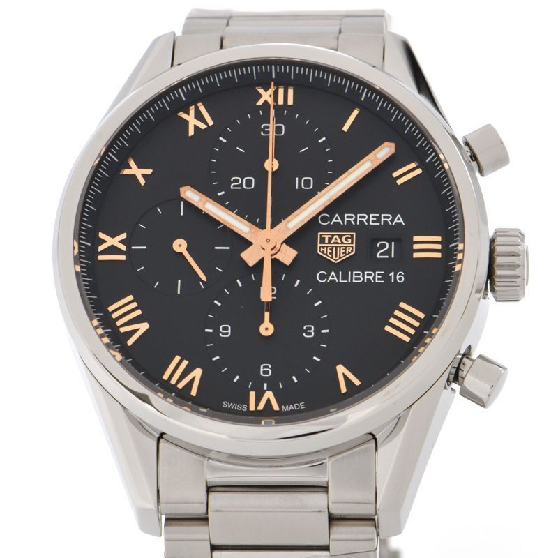 TAG Heuer Carrera CBK2113 BA0715 Black Chronograph Automatic Limited Edition Japan 723015