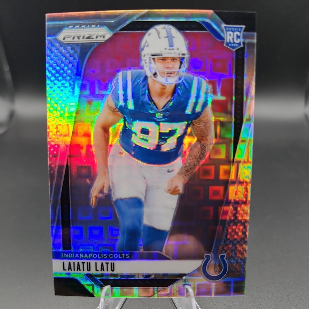 2024 Panini Prizm Rookies Pandora Prizm #366 Laiatu Latu RC Limited to 400