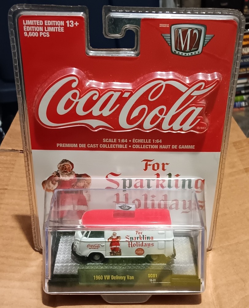 M2 Machines - Coca-Cola 1960 VW Delivery Van - 9,600 Pcs - Near Mint NM - Coke