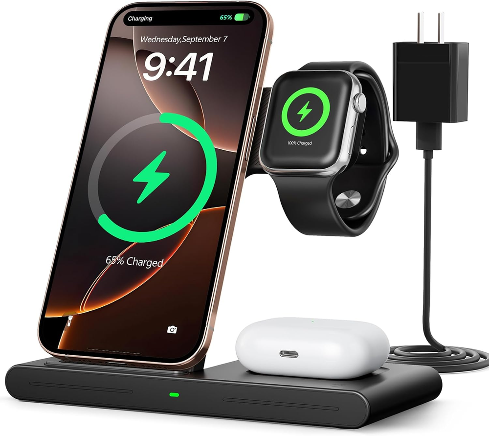 2025 Portable Fast Wireless Charger for Apple and Android Devices