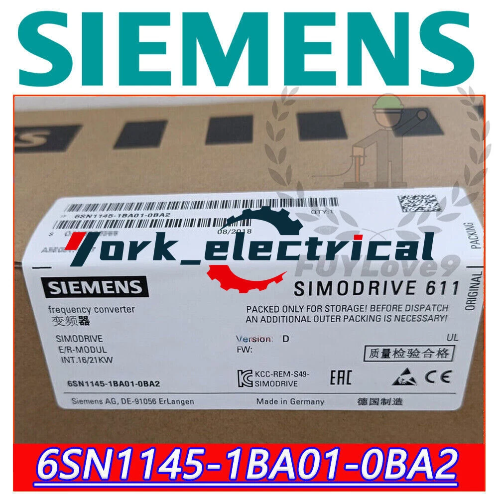 high quality Siemens 6SN1145-1BA01-0BA2 Brand New, inverter 6SN1 145-1BA01-0BA2