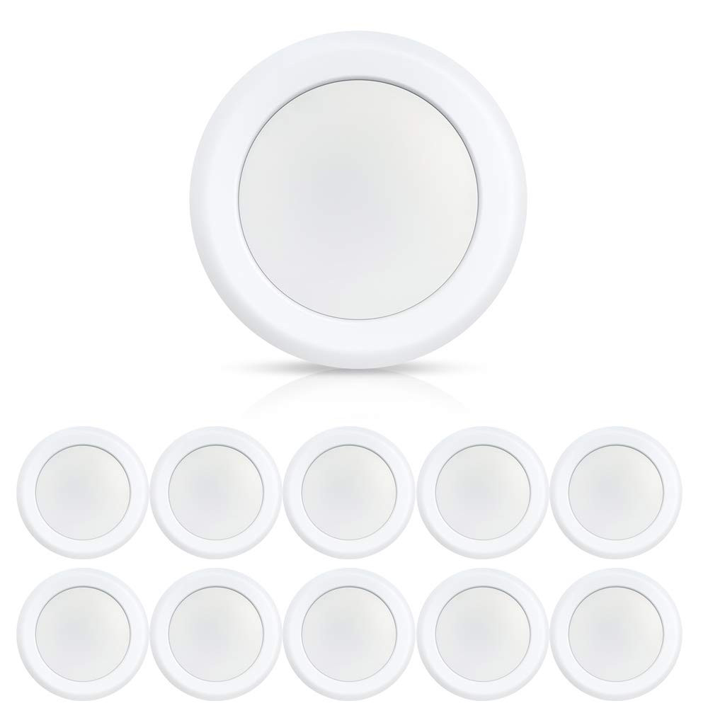 6inch LED Flush Mount Disc Light,16.5W Dimmablel Ceiling Lighting Fixture, 40...