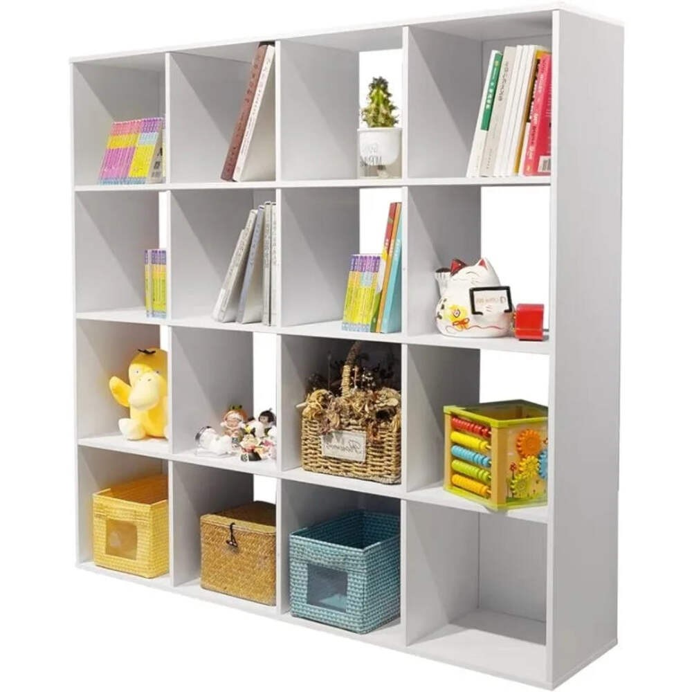 Ljustra 16-Cube Organizer Shelf for Toys Books Home Office Storage