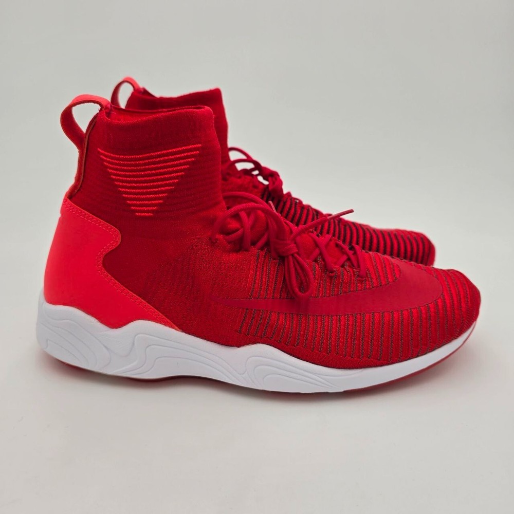 Nike Zoom Mercurial XI Flyknit Sneakers Men's 10.5 University Red Lightweight