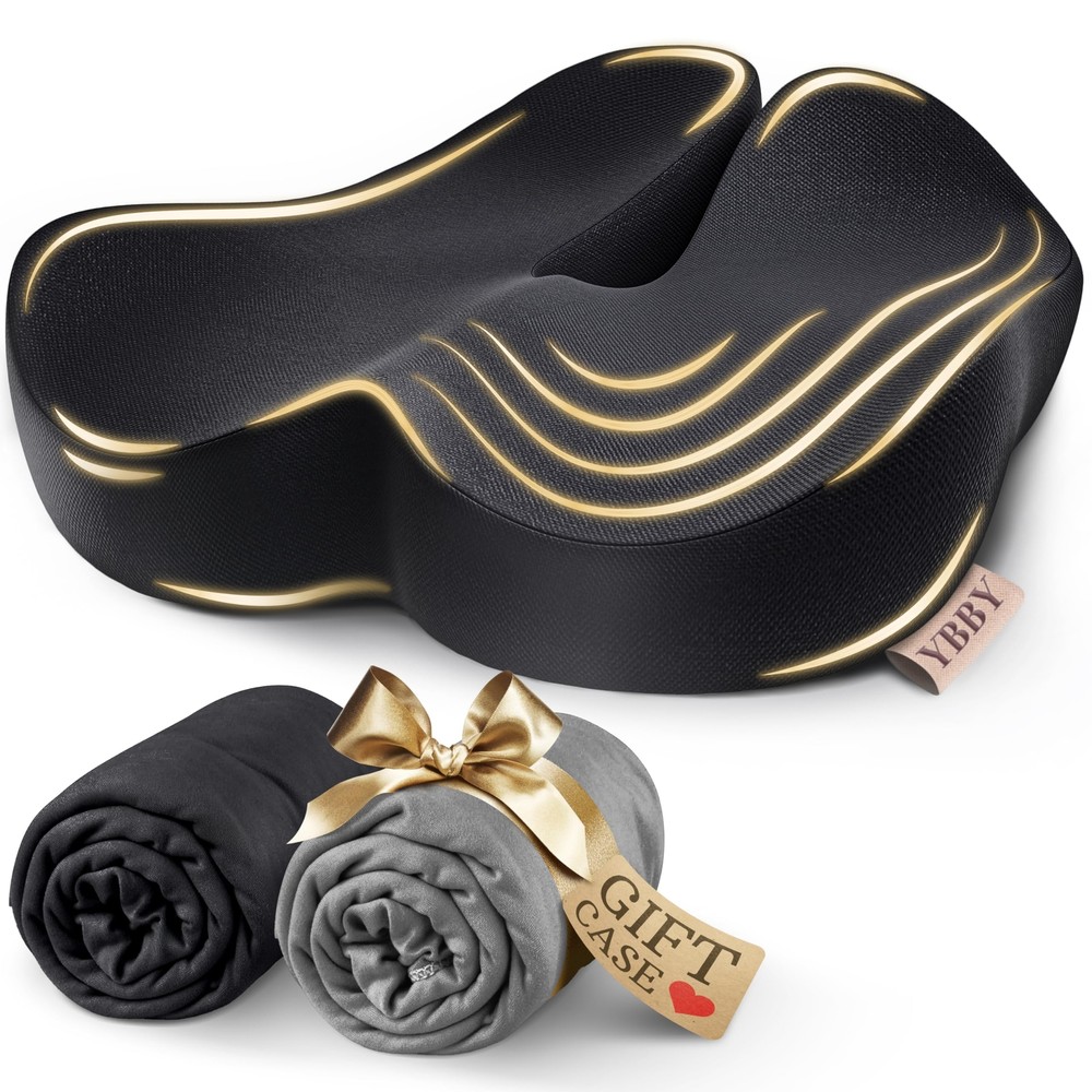 Seat Cushion Tailbone Pain Relief - Patented Seat Cushion for Tailbone Pain R...