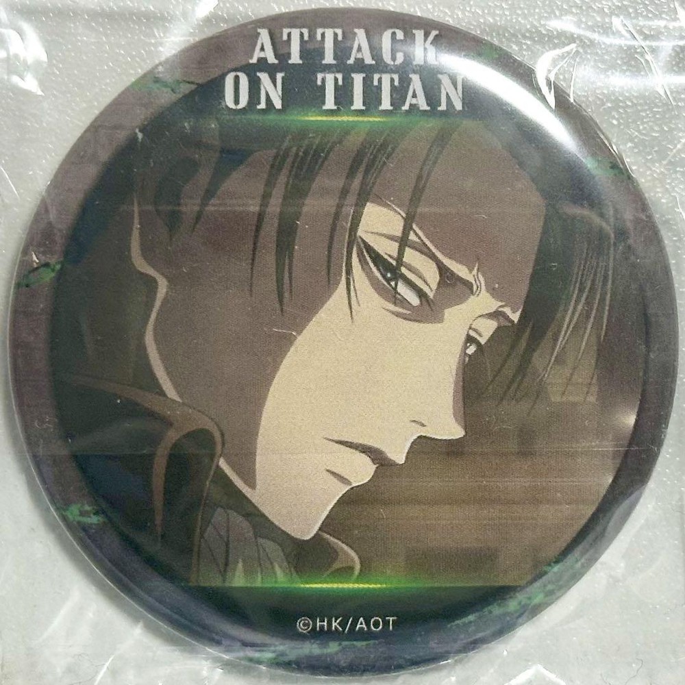 Attack On Titan Levi Can Badge Witstudio