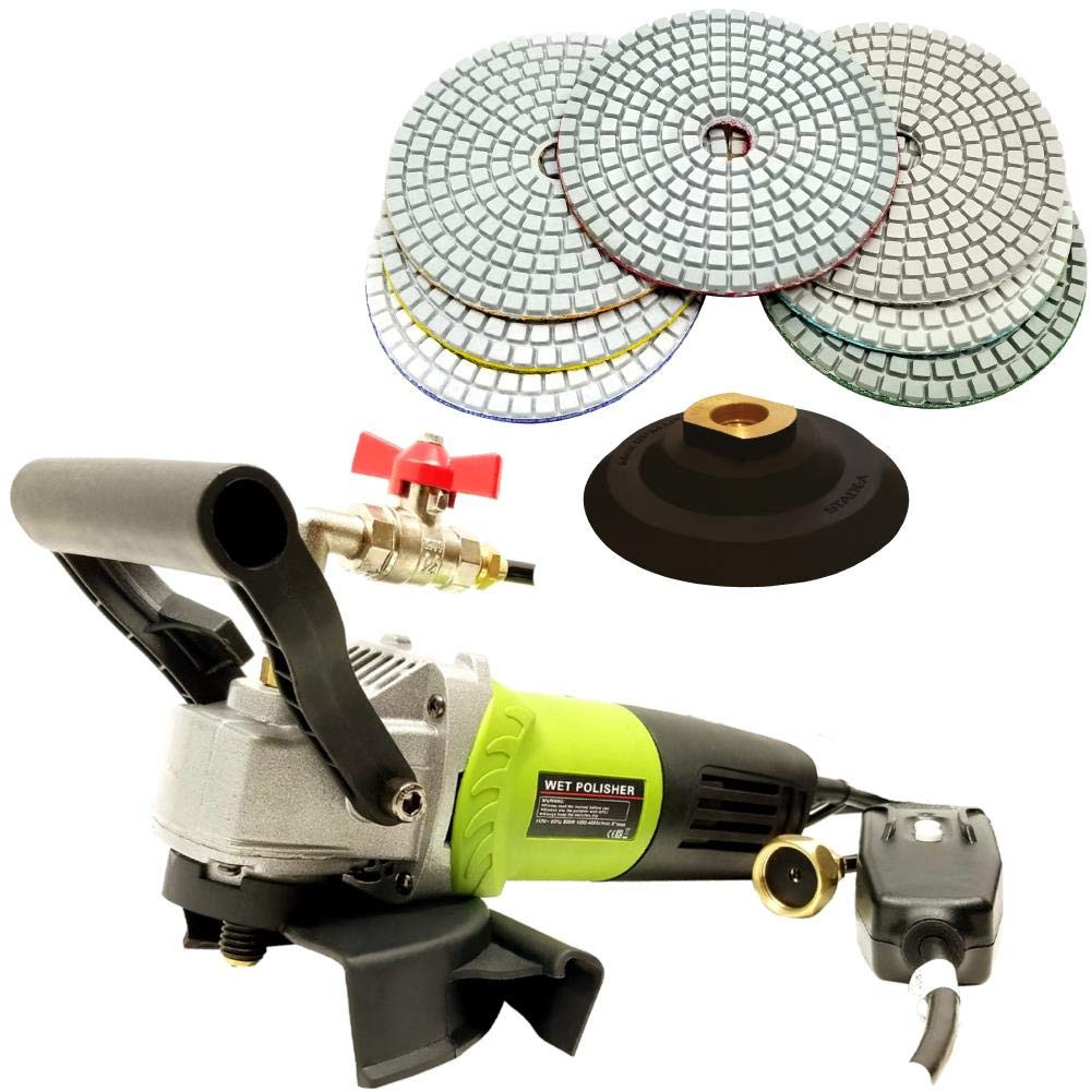 SPW104A Concrete Countertop Wet Polisher Grinder Sander Variable Speed with 4...