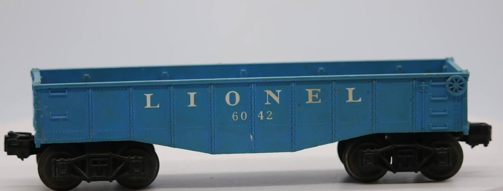 Lionel O Scale 1:48 Post War Blue Gondola Freight Car #6042