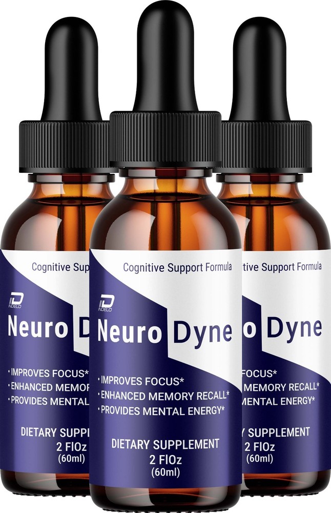 (3 Pack) Neurodyne Liquid Drops – Neuro Dyne Natural Blend Healthy Organic