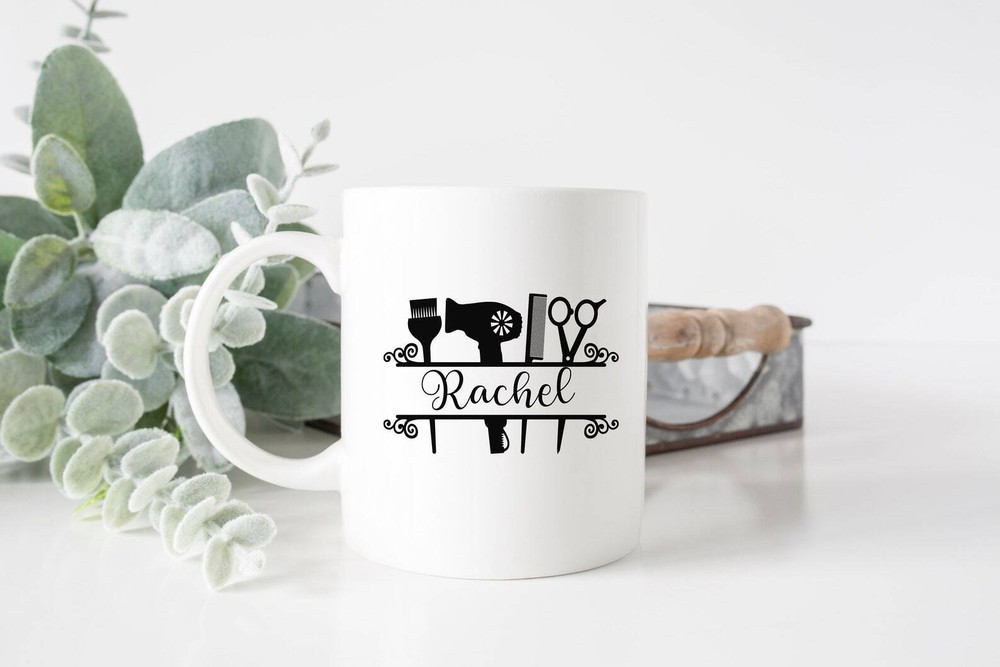 Custom Hairstylist Mug Personalized Christmas Gift for Stylists  