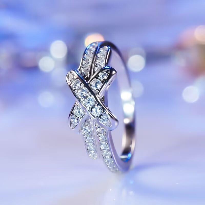 Platinum Moissanite Ring for Women Elegant and Durable