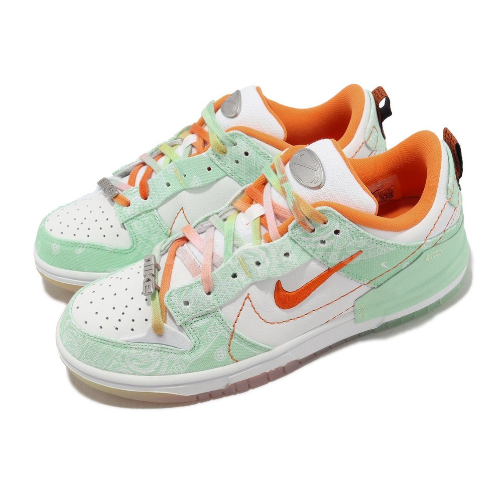 Nike Wmns Dunk Low Disrupt 2 White Safety Orange Women Casual FJ7745-181