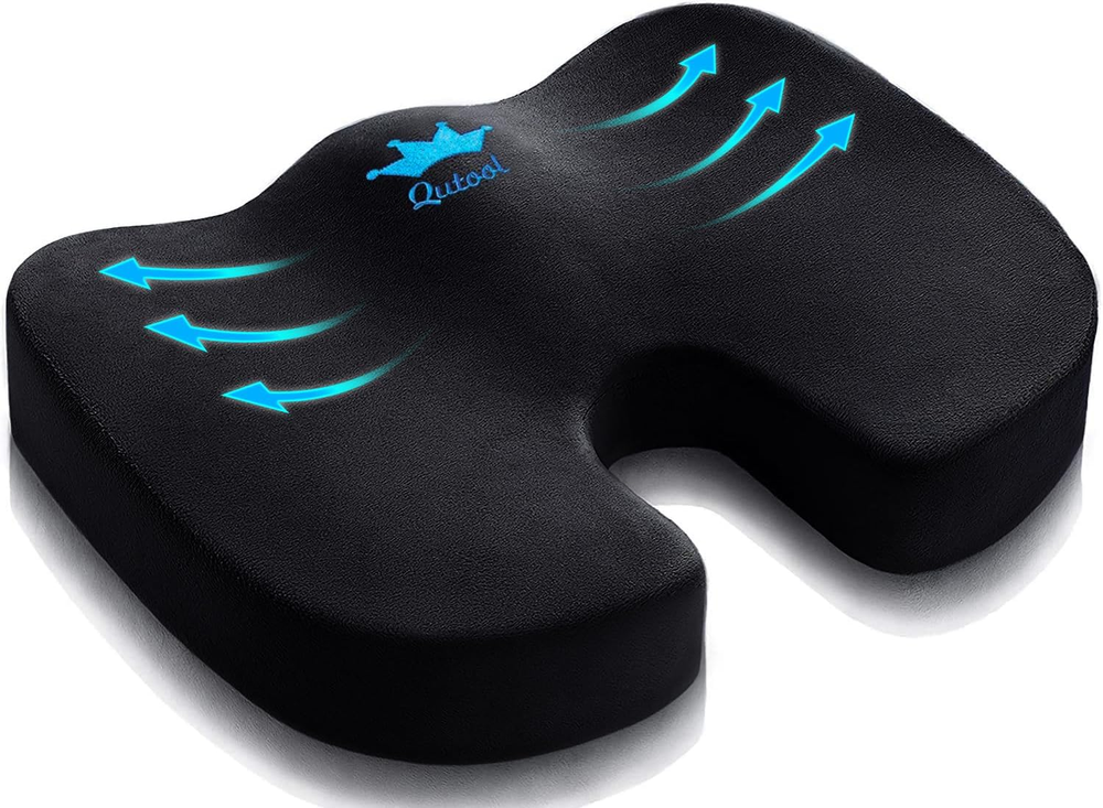 Seat Cuion for Office Chair Car Seat Cuion, Memory Foam Coccyx Cuion for Tailbon