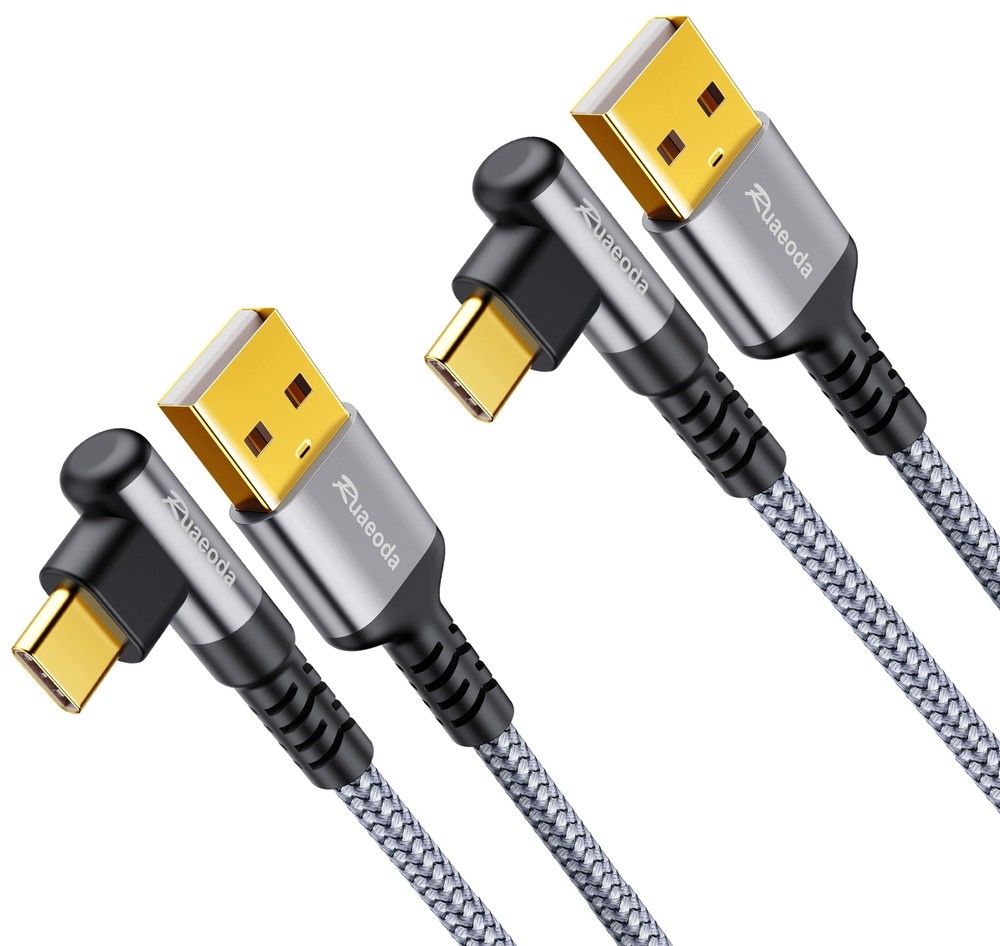 6ft USB-C Fast Charging Cable 2-Pack for CarPlay 3.1A
