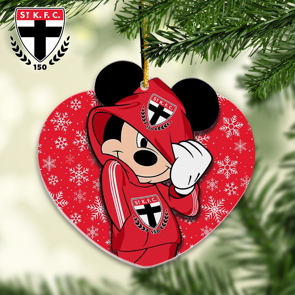 St Team Kilda Christmas Mouse Ornament Gifts For Fans