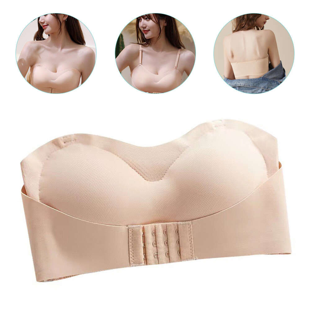 Bra Bust Lingerie Underwire Free Bras for Women Strapless Dress