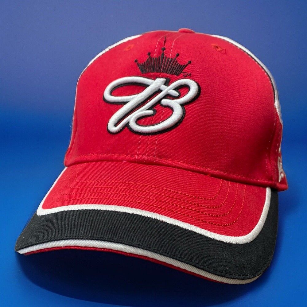 Budweiser King Red Cap Hat New Era Flames with Signature One Size