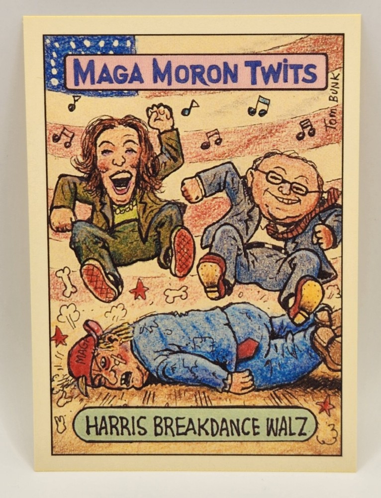 2024 Series 2 Maga Moron Twits Donald Trump Signed Tom Bunk Design