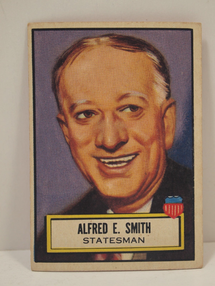 1952 Topps Look n See Trading Card #95 Alfred E. Smith Statesman
