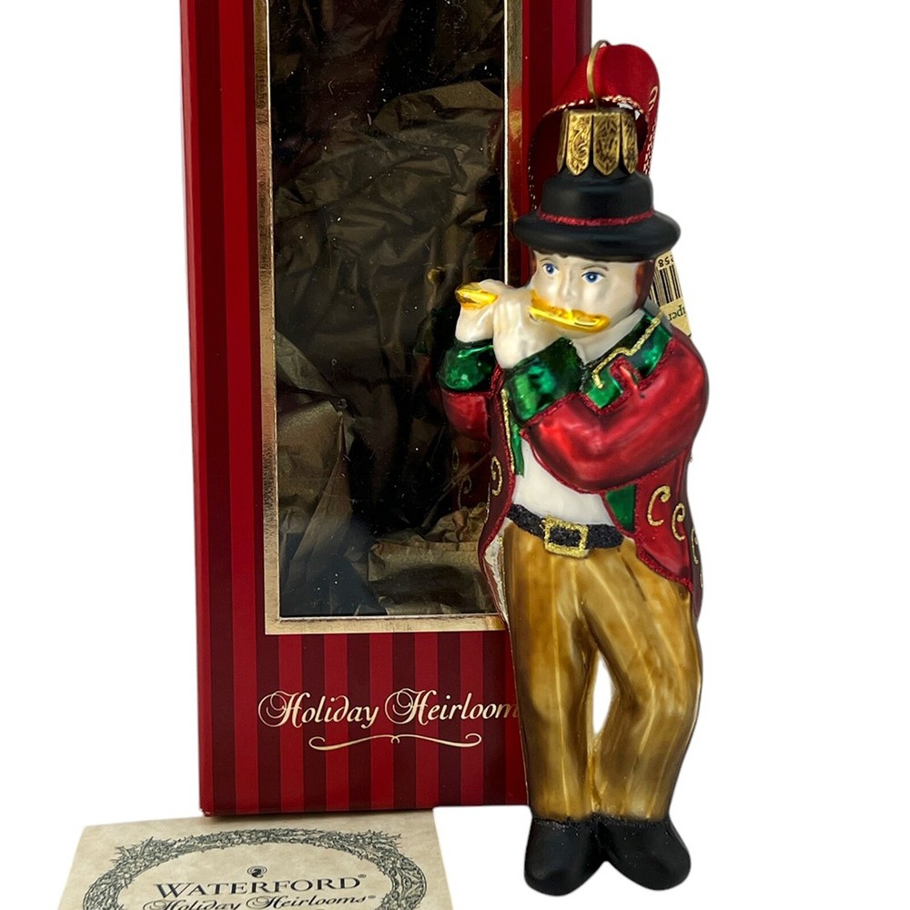 Waterford Crystal 11 Pipers 12 Days of Christmas Ornament