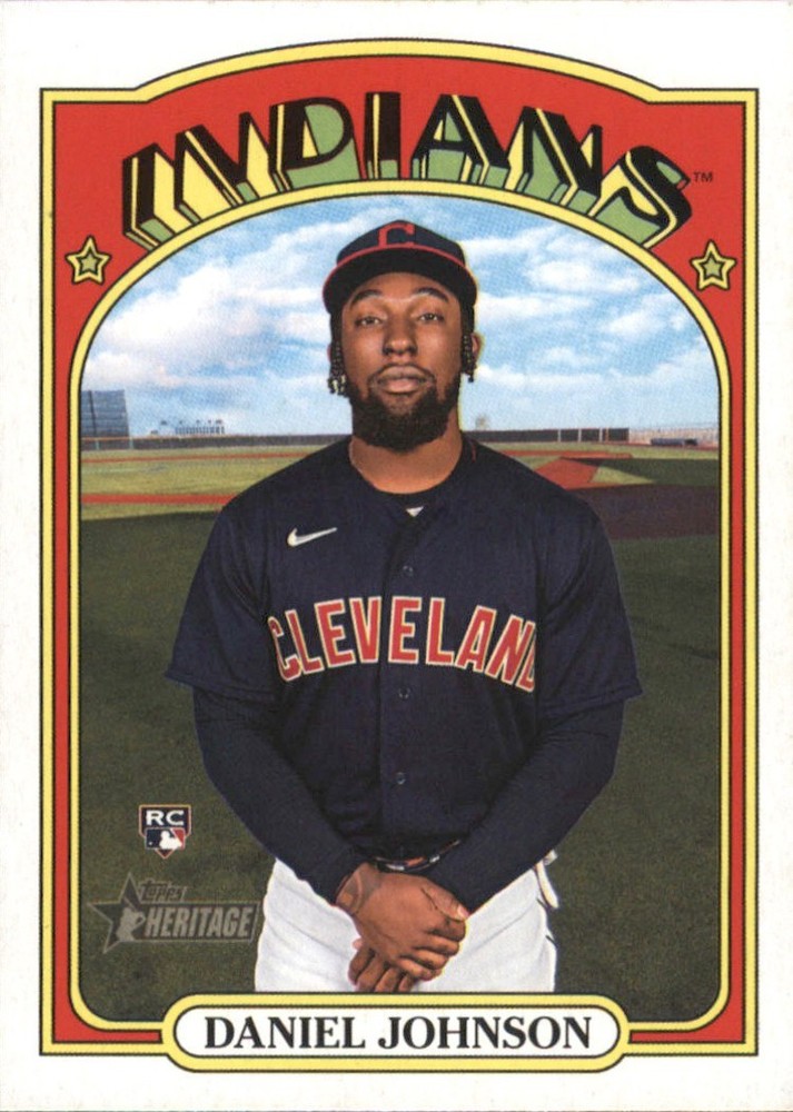 2021 Topps Heritage High Number Daniel Johnson #719 SP Rookie Card