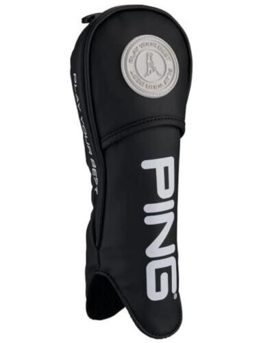Ping HC-P221 Golf Fairway / Hybrid / Driver Soft PU Head Cover Black/White Japan