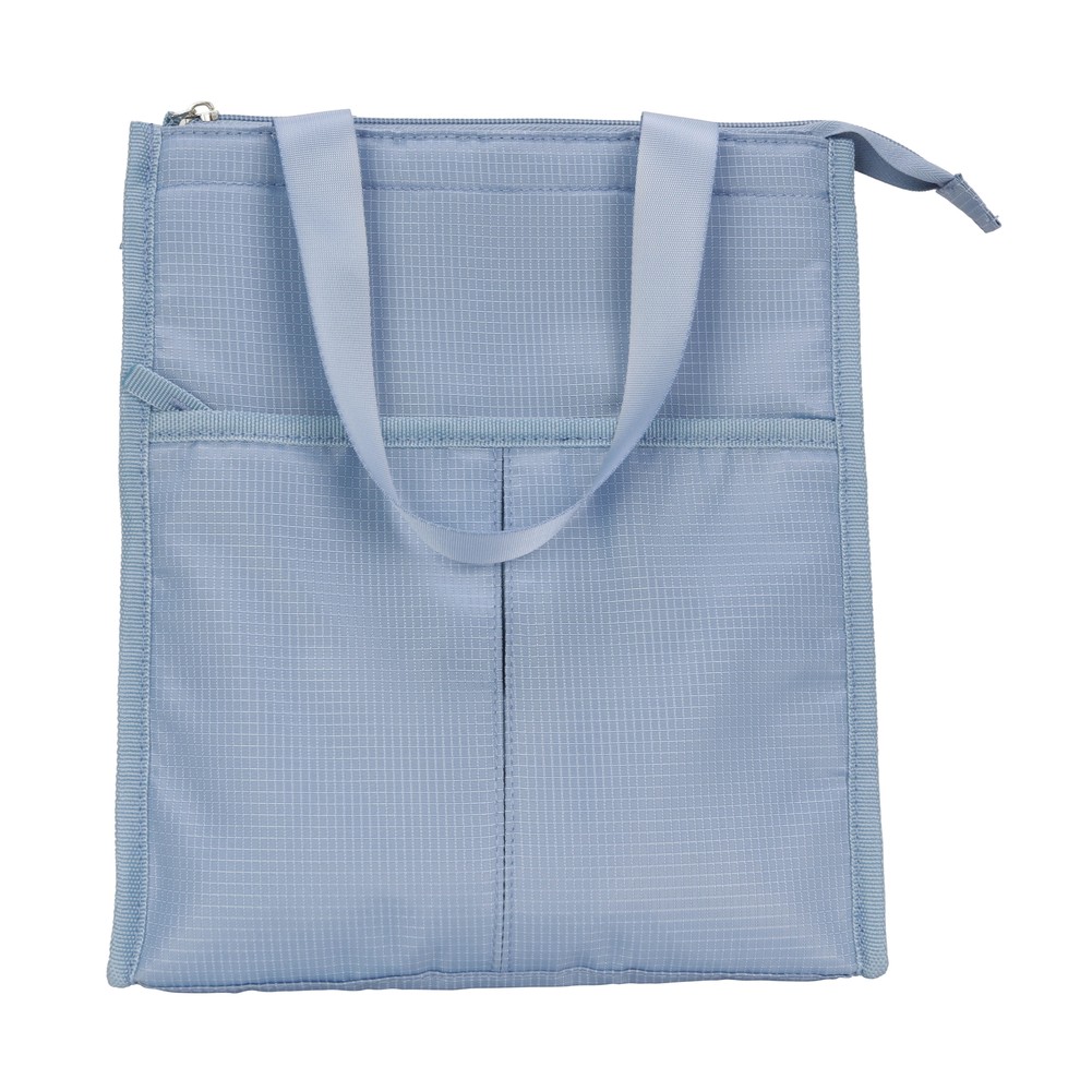 2 Pack Mainstays Blue Reusable Polyester Lunch Bag for Adults with Free Shipping