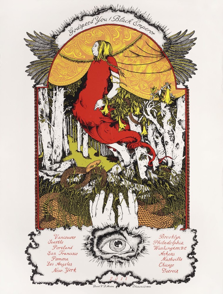 Godspeed You Black Emperor Poster Wall Art Home Decor Unframed