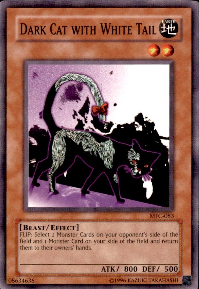 Dark Cat with White Tail - MFC-083 Yugioh Trading Card