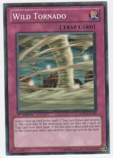 Wild Tornado 5DS3-EN029 Common 1st Edition x3 LP Yugioh Card