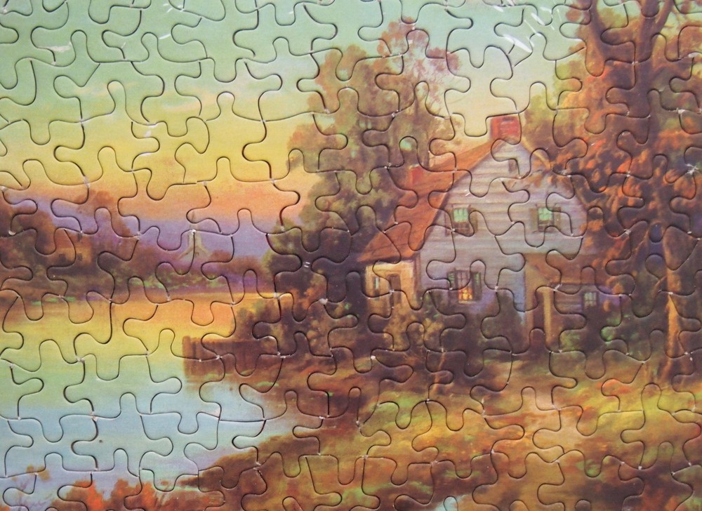 Vintage DIF Washing Soap Detergent Promotional Advertising Cottage Jigsaw puzzle