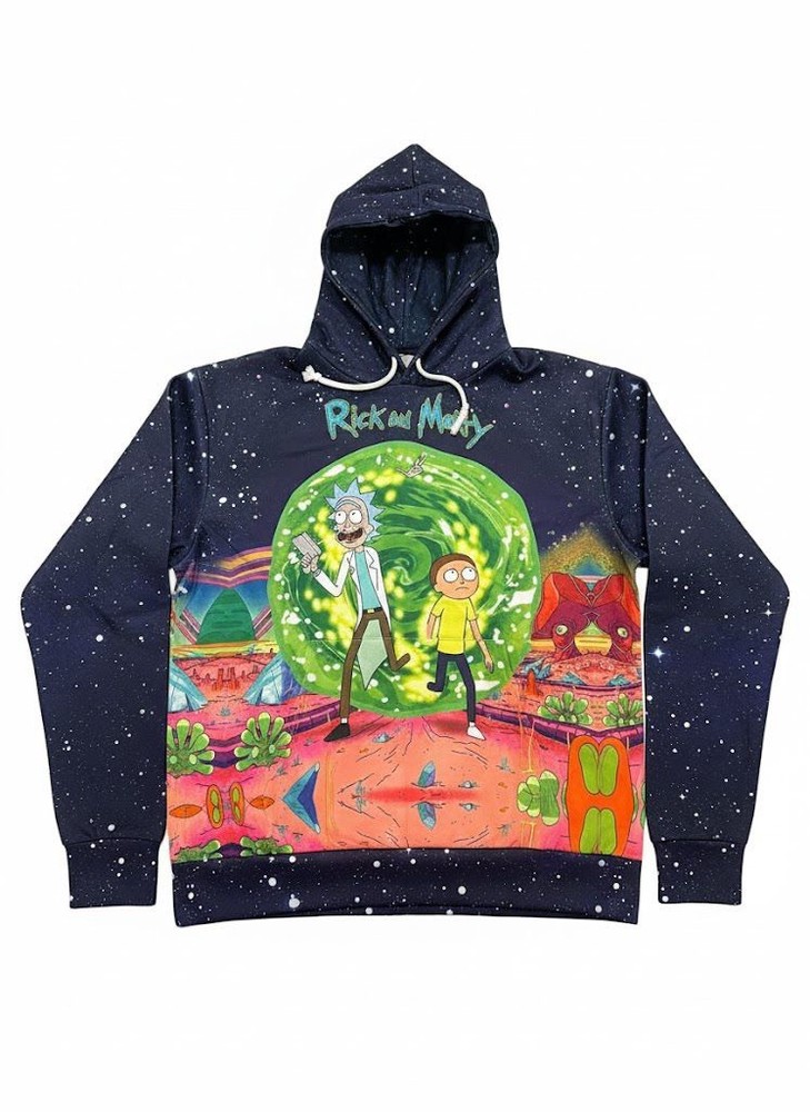 Rick And Morty Mens Hoodie Unbranded Size Large