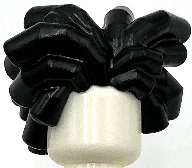 Lego New Black Minifigure Hair Wick Dreadlocks Part