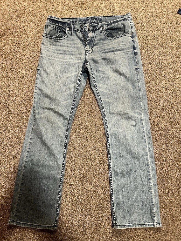 Cody James Jeans Men's 33x32 Blue Denim Bootcut Embroidered Western Cowboy