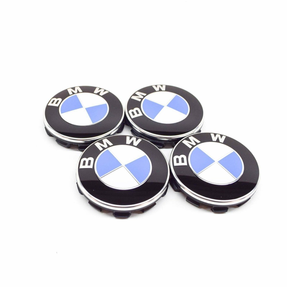 BMW SET OF WHEEL CENTER HUB CAPS 68MM (4PC) 6783536 NEW
