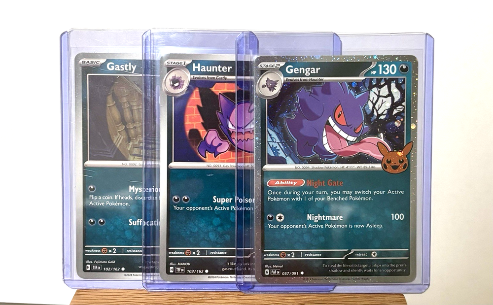 Gengar Haunter Gastly Trick or Trade 2024 Gas Pokemon Lineage Pack Fresh