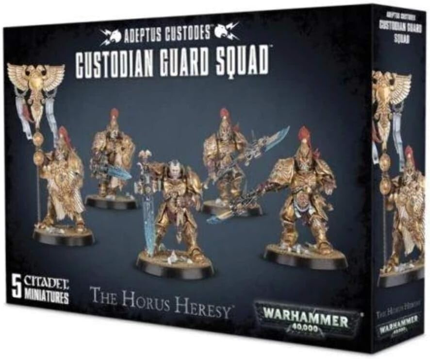 Unpainted Custodian Guard Miniature Kit - 5 Models for Hobbyists and Collectors
