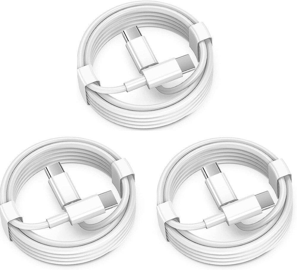 USB C to USB C Charging Cable 6ft 60W 3Pack, USB C Cable