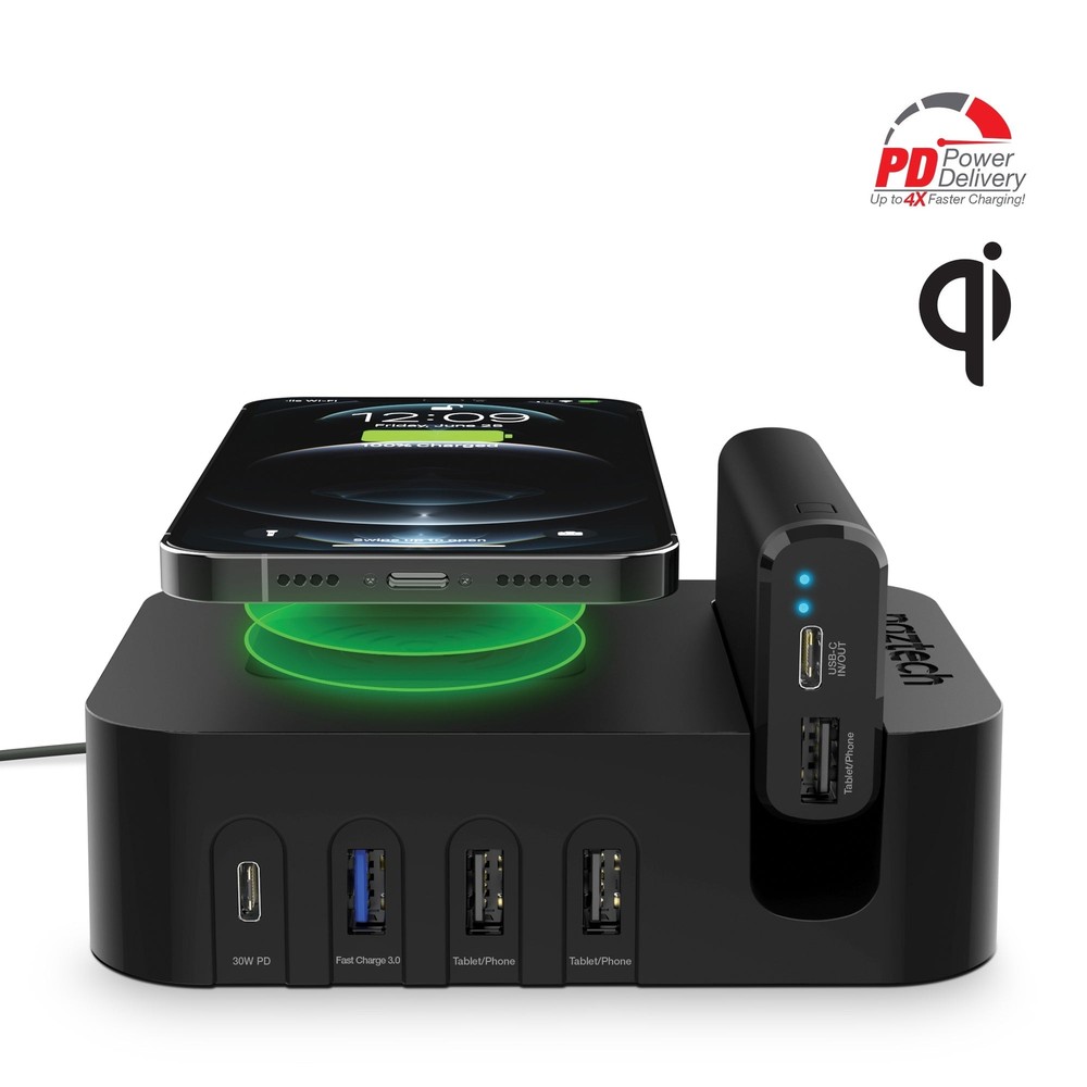 Naztech Ultimate Charging Station Pro for 7 Devices Simultaneously