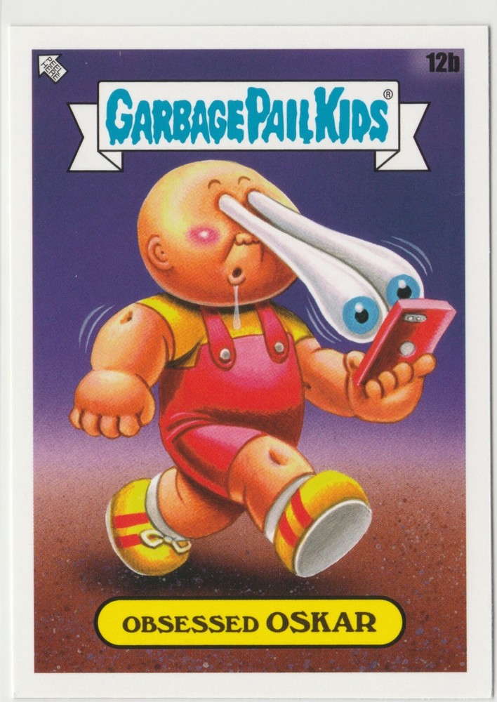 Obsessed Oskar 12b Garbage Pail Kids GPK 2024 Kids At Play KAP Series Card