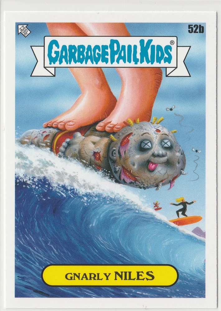 Gnarly Niles #52b Garbage Pail Kids GPK 2021 Vacation Series Card  
