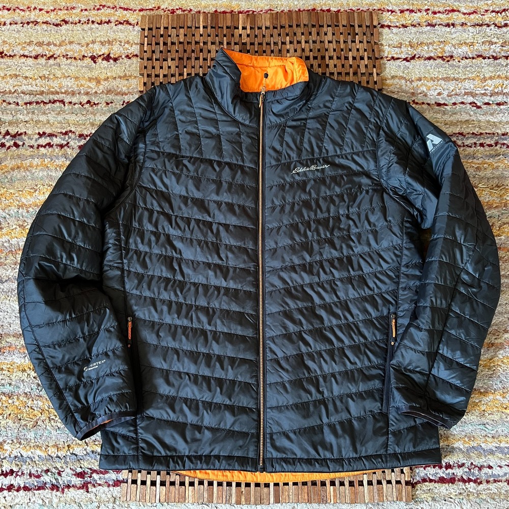 Eddie Bauer First Ascent Ultralight Puffer Jacket Grey Men's Size XL