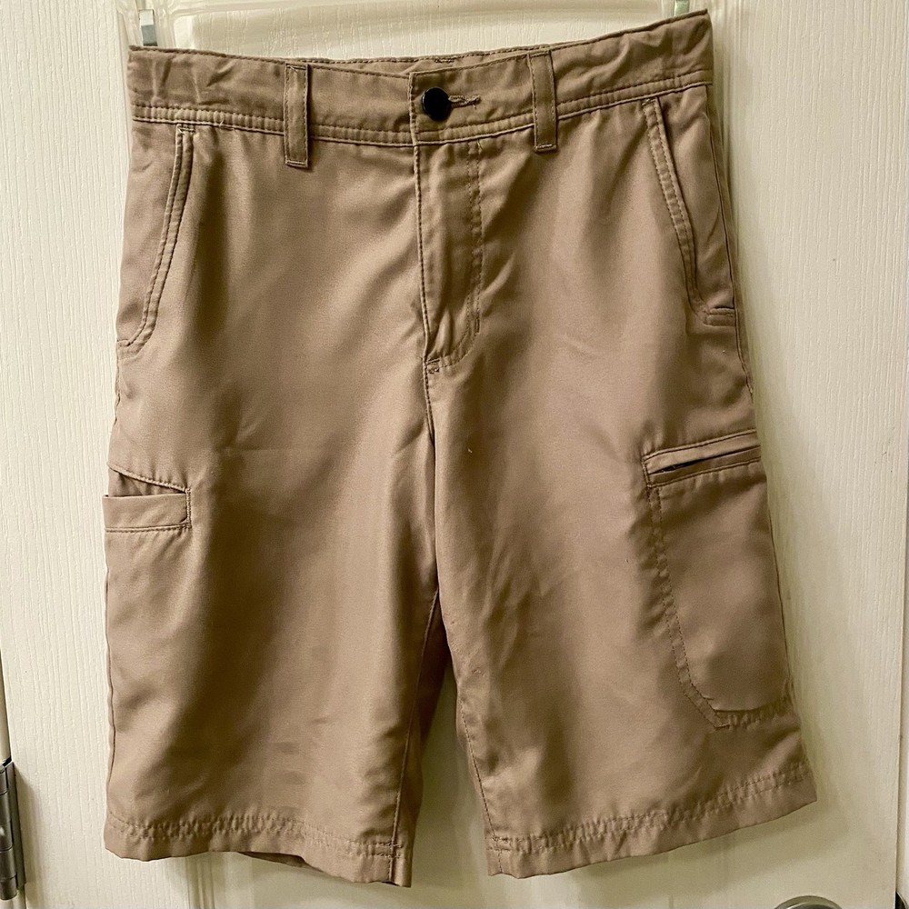Urban Pipeline Cargo Shorts Boys Khaki Size 14 Regular Adjustable Waist