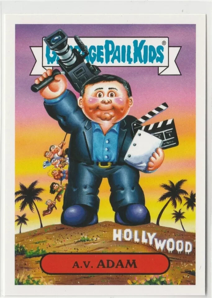 Rare A.V. Adam #1a Garbage Pail Kids GPK 2018 We Hate the 80s Trading Card