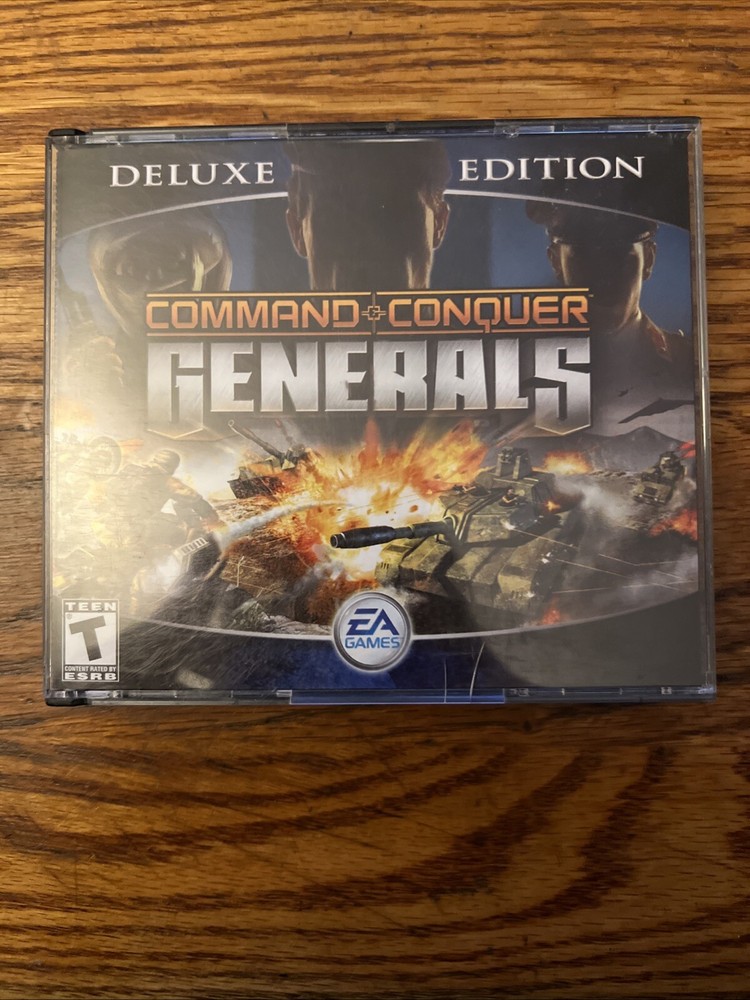 Command & Conquer Generals Deluxe Edition PC Game with Keys 2003 T Rating
