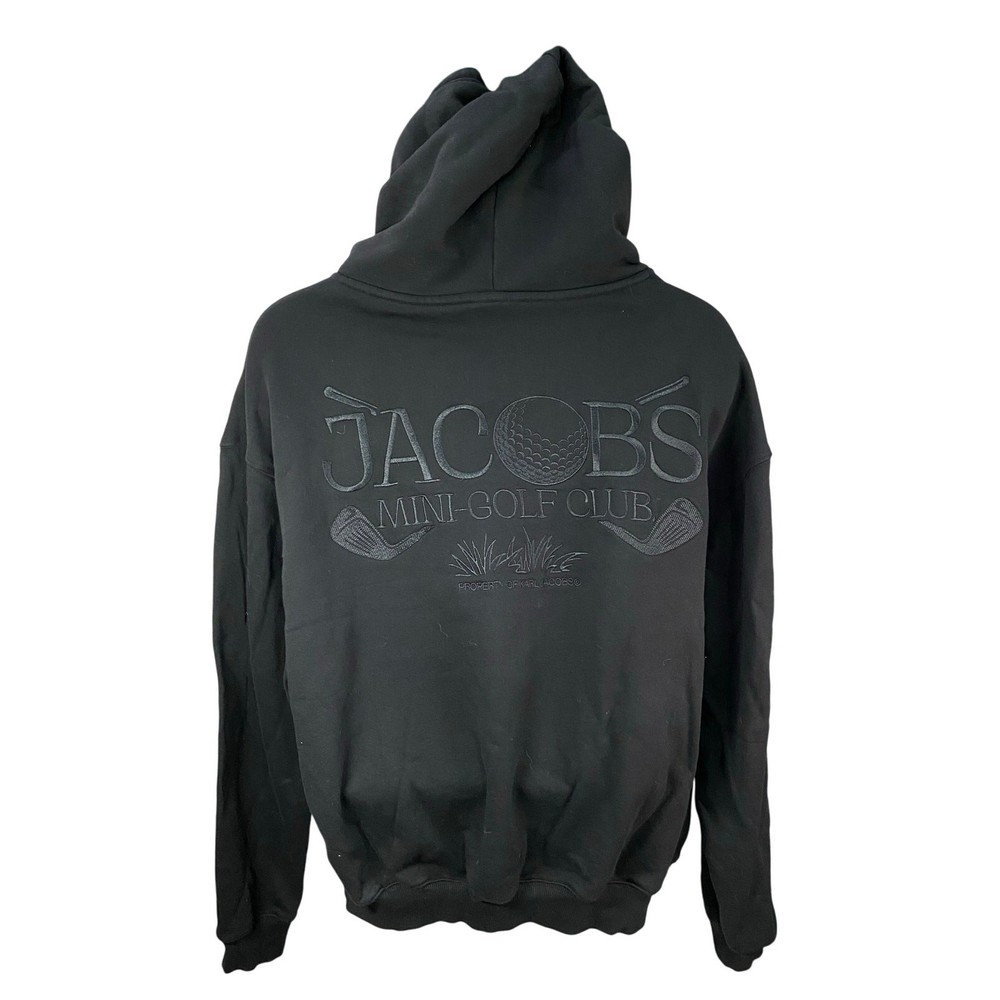 KARL JACOBS Hoodie Black Mini Golf Club Jacobs MGC Size Large