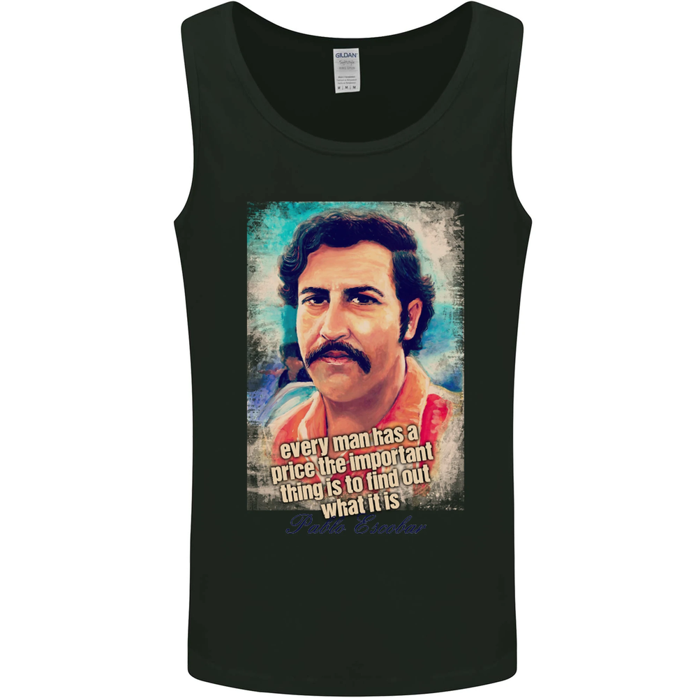 Pablo Escobar Quote Mens Vest Tank Top