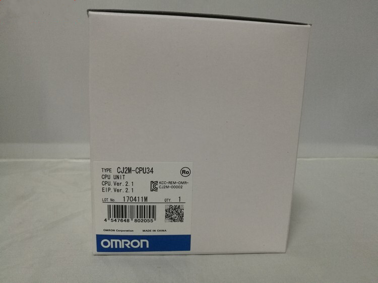 One   CJ2M-CPU34 CJ2MCPU34 CPU Unit New In Box Expedited Shipping #A6-37